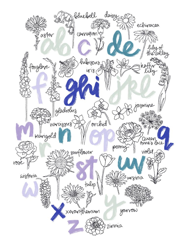 Flower Alphabet
