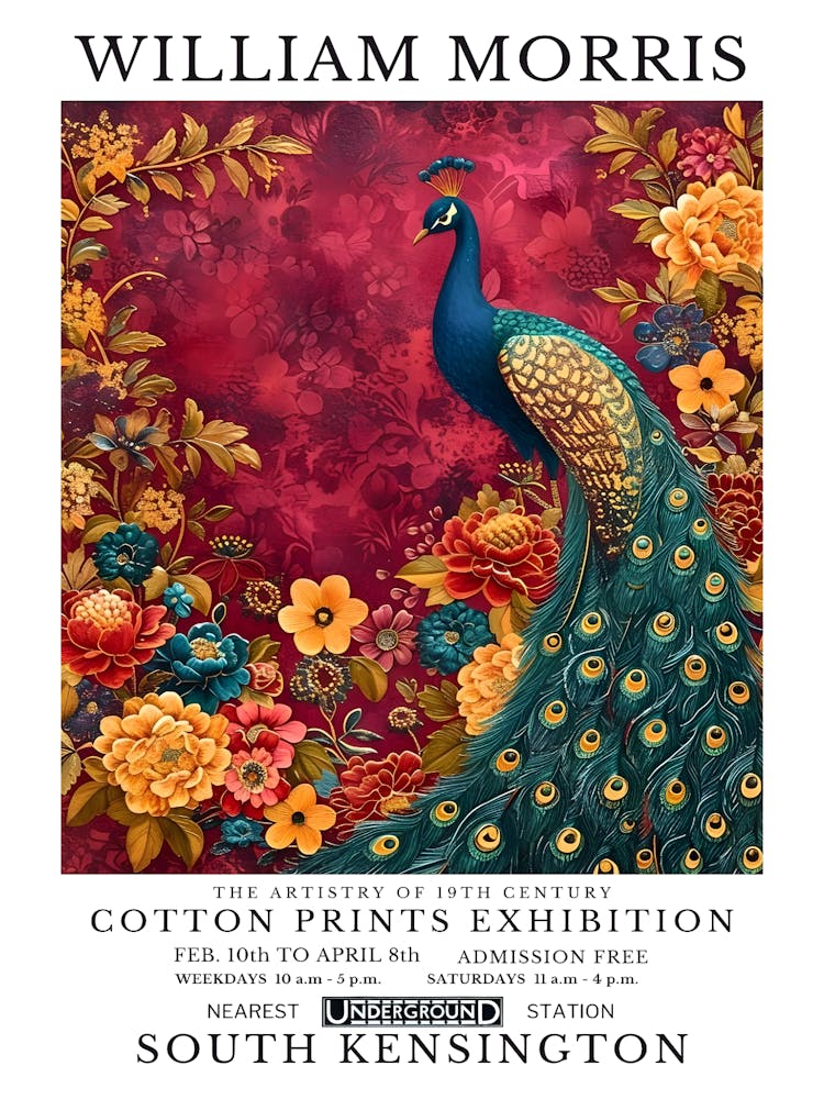 William Morris Cotton Prints Exhibition 67