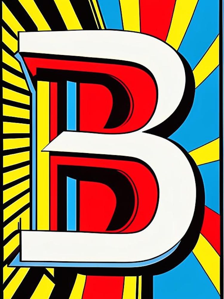 B, Letter, Alphabet Comic 10
