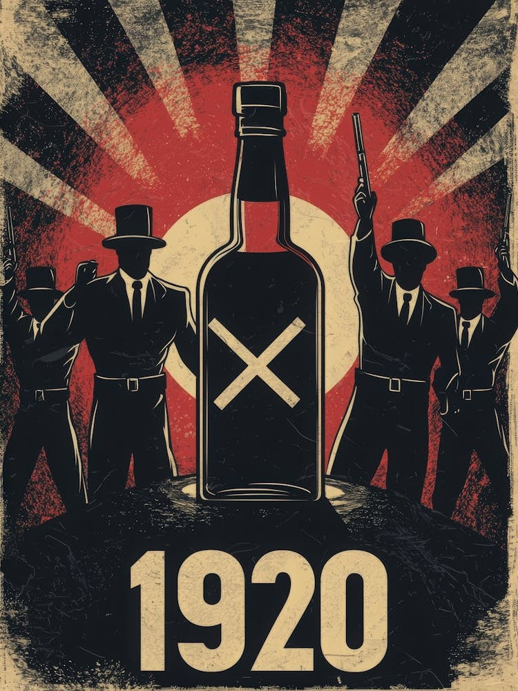 Aihrgdesign A Vintage Poster Symbolizing The Beginning Of Pro 7520a6e8 D962 4f65 A18f 0c9624c805d3 2