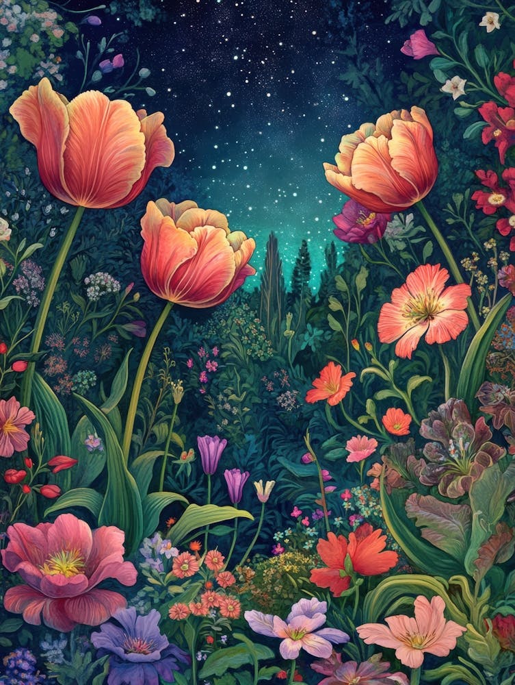 Tulips In The Garden 9