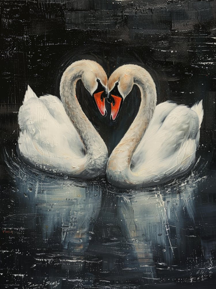 Heart Swans