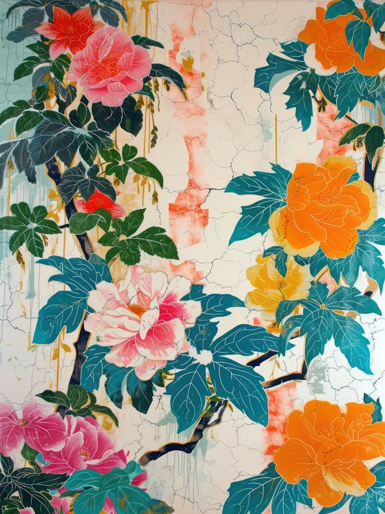 Great Japan Hokusai Japanese Floral 5