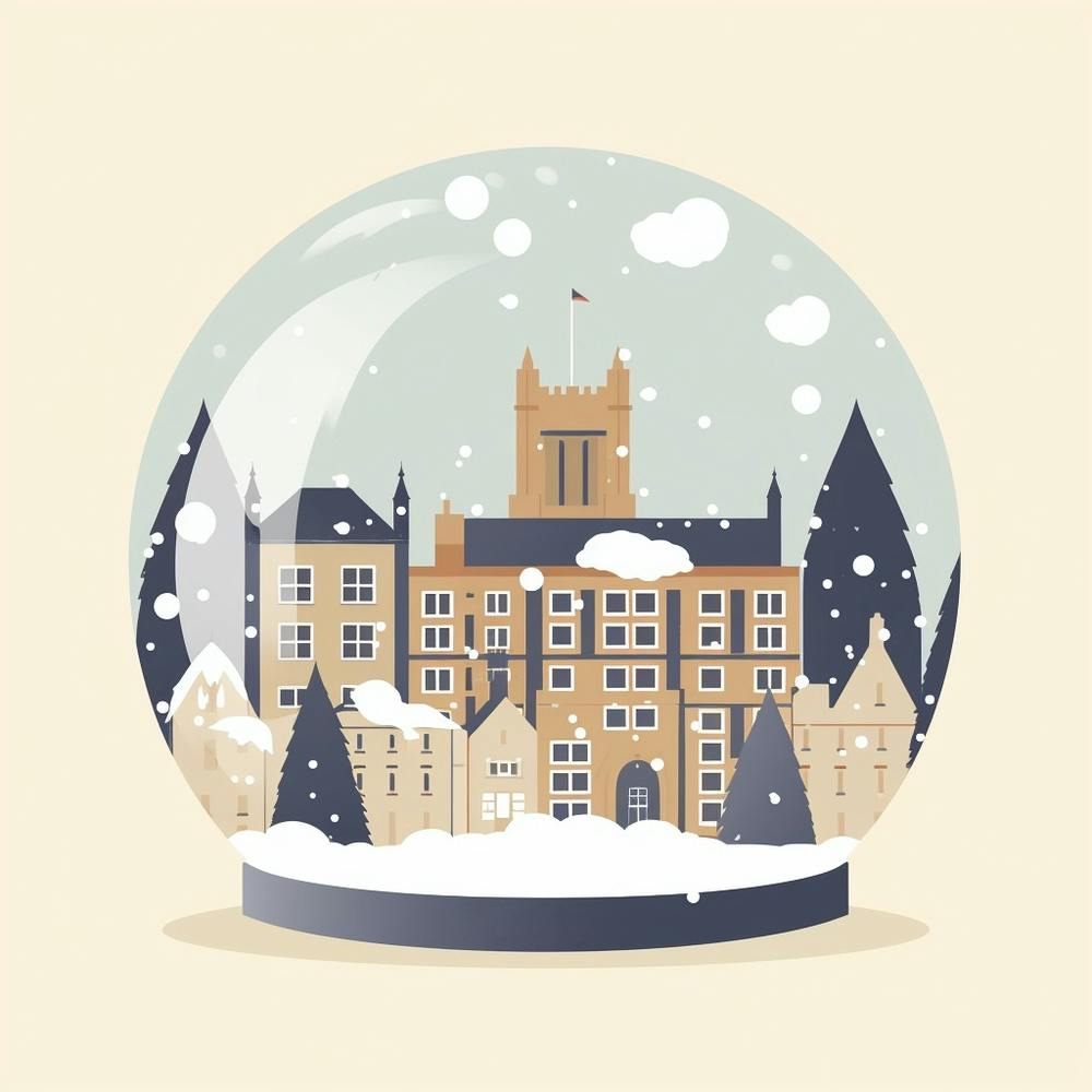 Durham United Kingdom Snowglobe