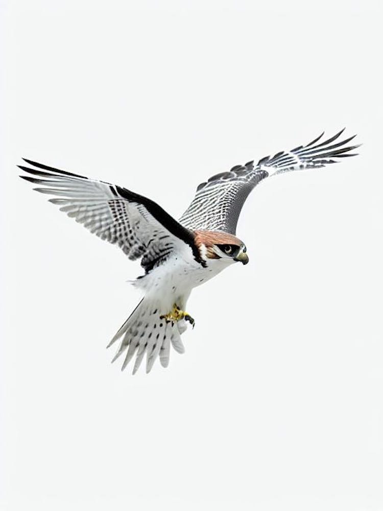 Falke S/W Bleistiftzeichnung 2 Vogel