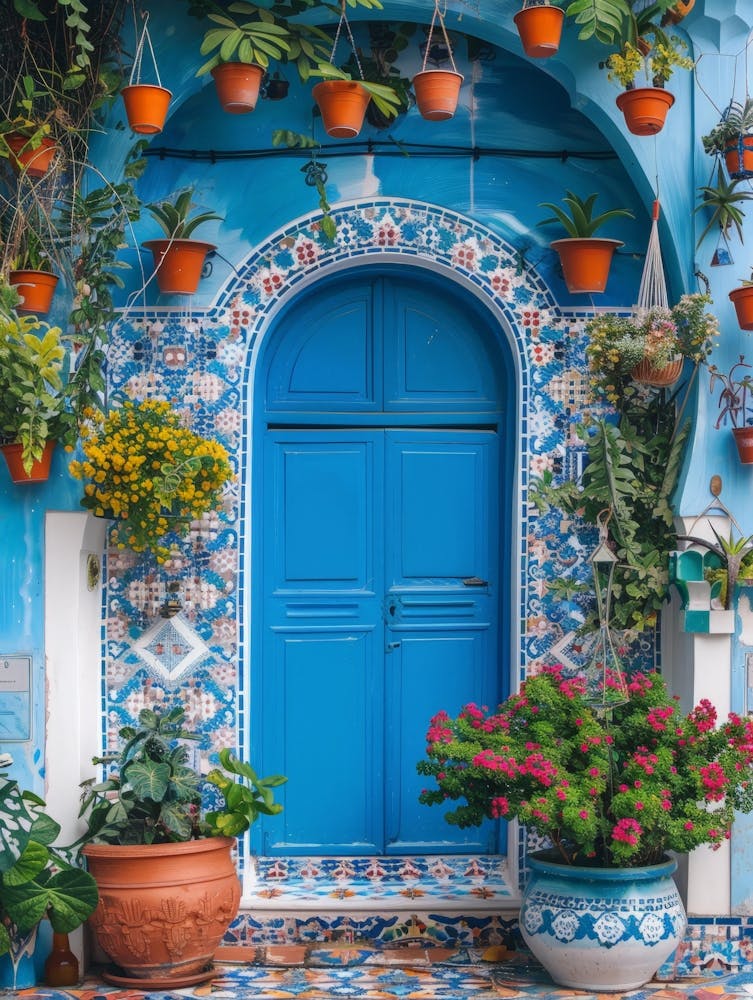 Blue Door In Morocco 7