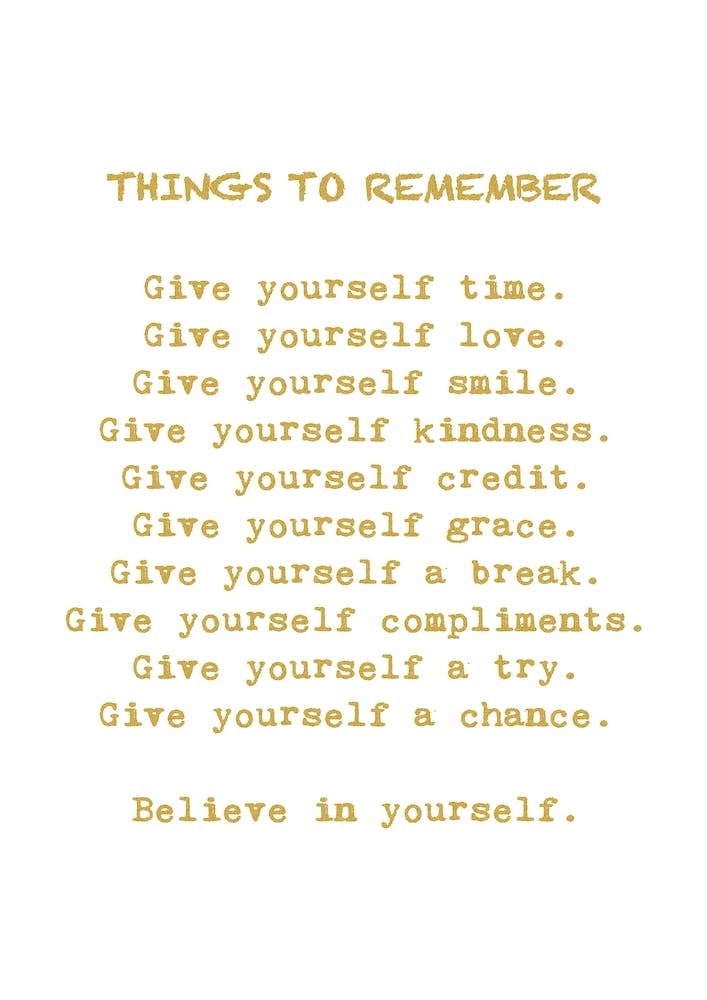 Give Yourself
