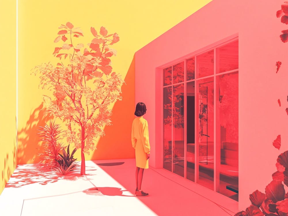 Woman In A Yellow Dress