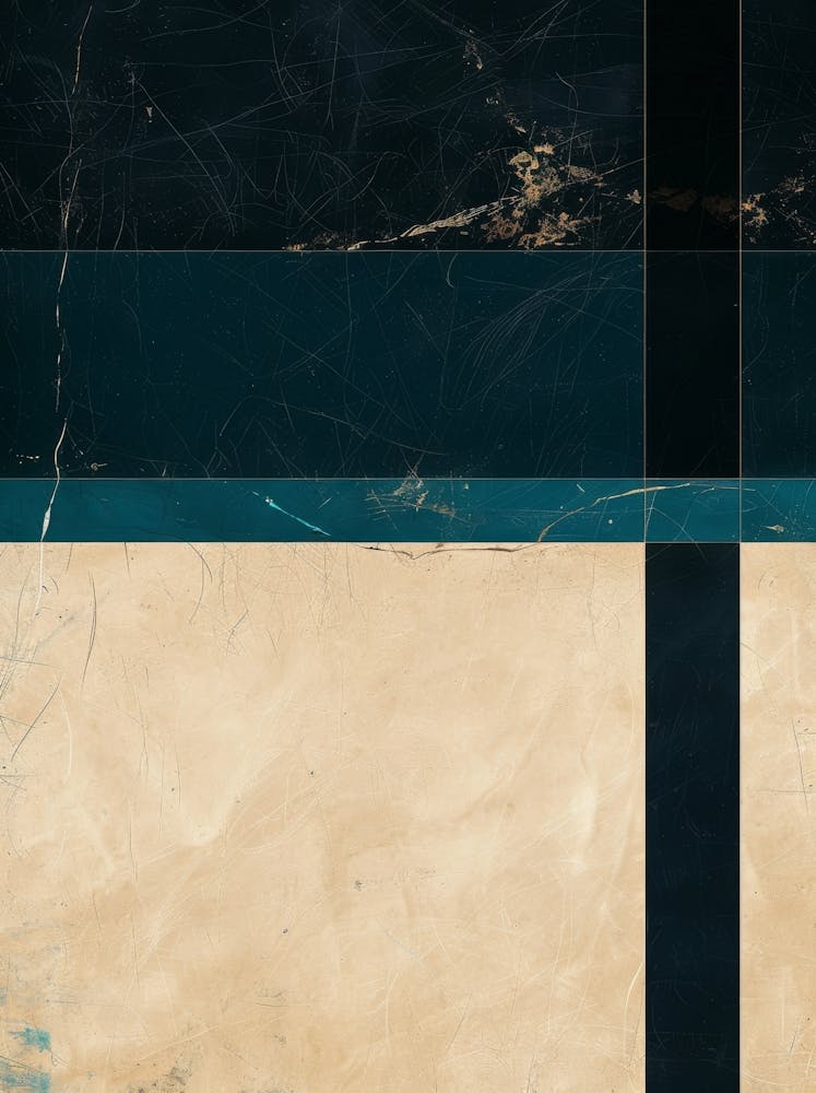 Abstract Retro Blue