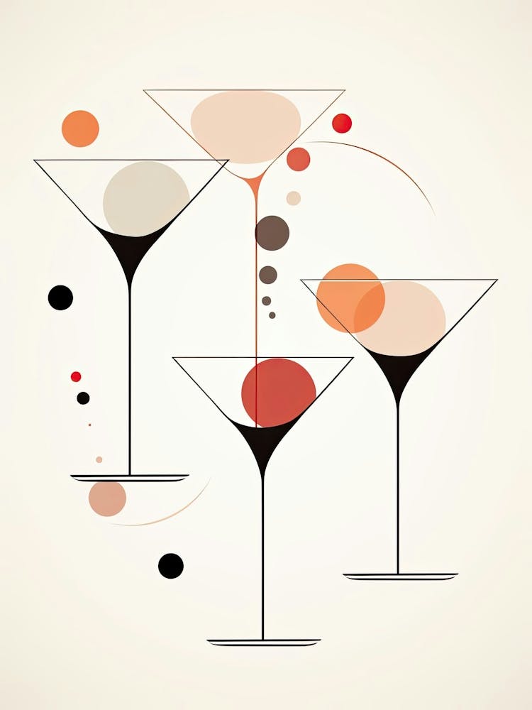 Mid Century Modern Manhattan Floral Infusion Cocktail 3