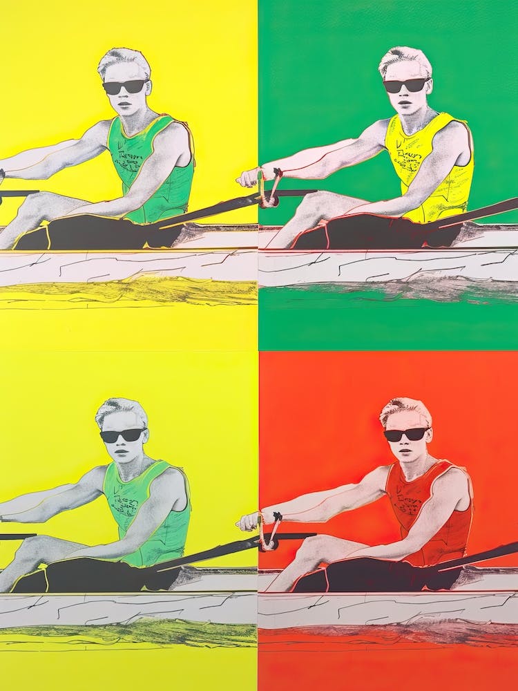 Rowing Pop Art