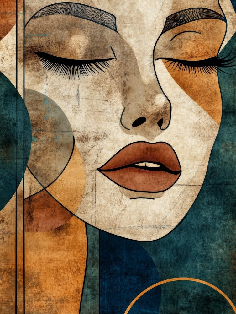 Abstract Woman'S Face 31