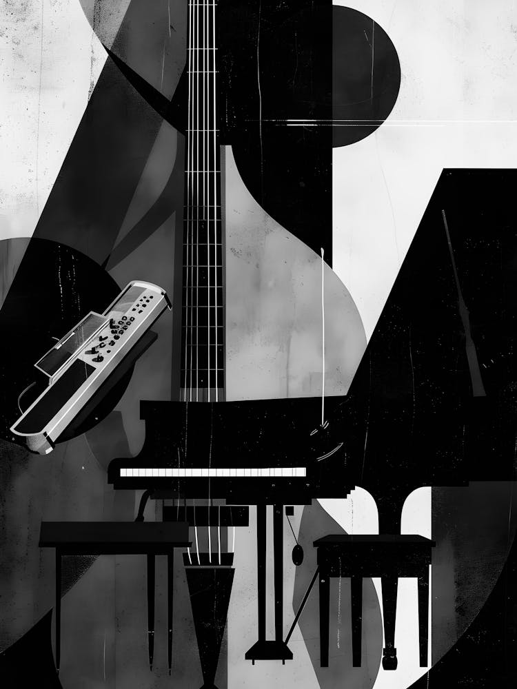 Black And White Music