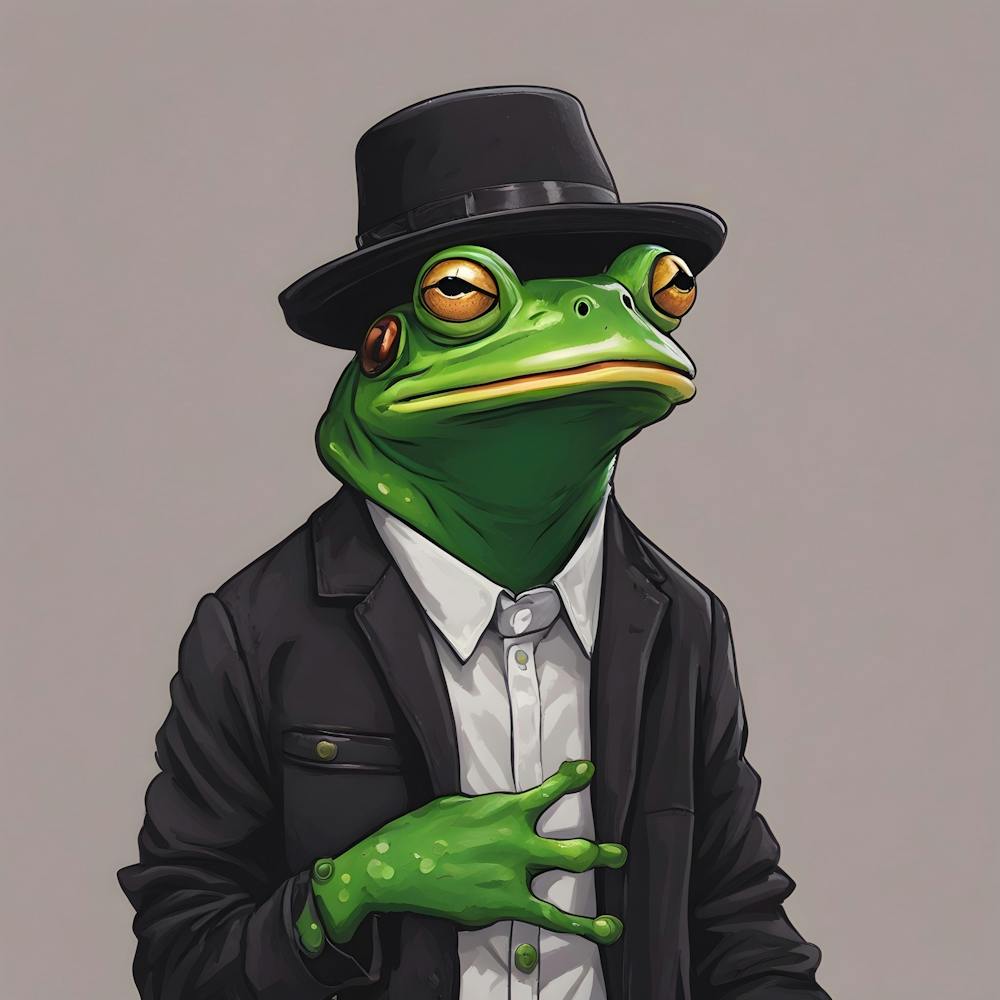 Frog In A Suit