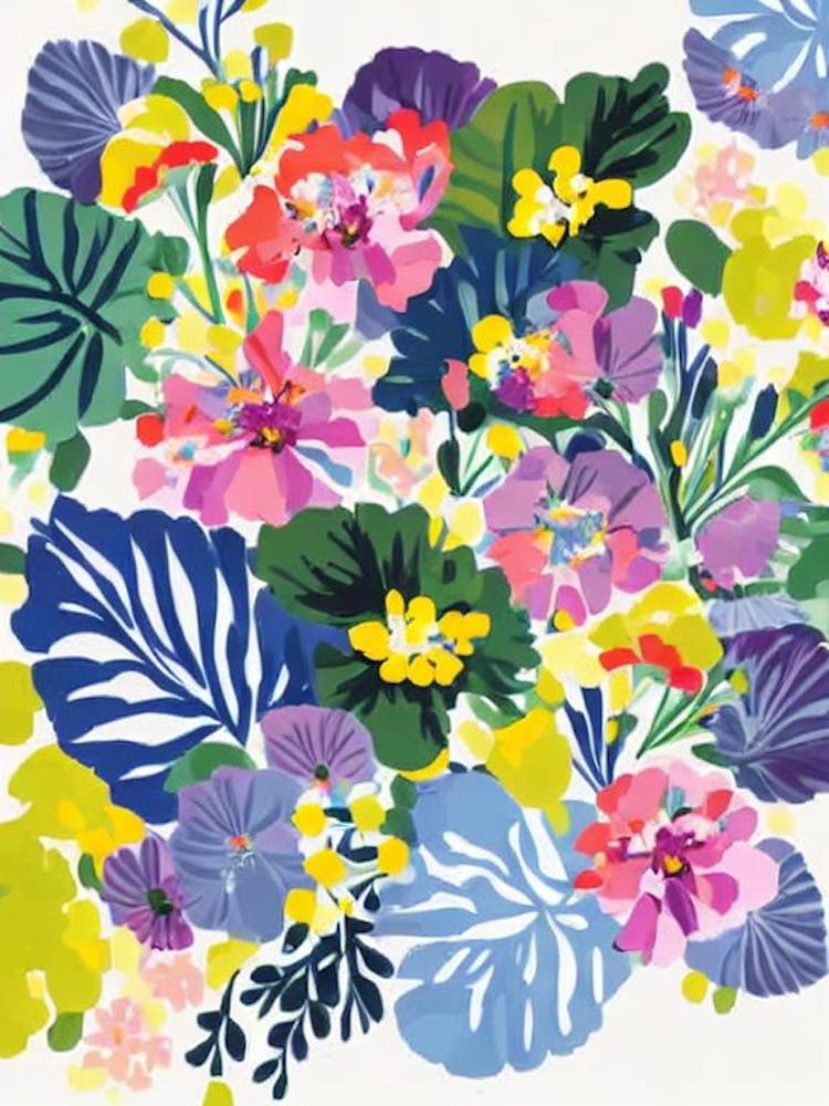 Heather Modern Colourful Flower