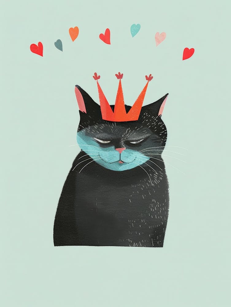 Cat With Crown