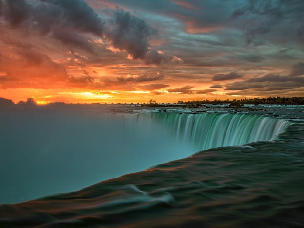 Sunset Over Niagara Falls