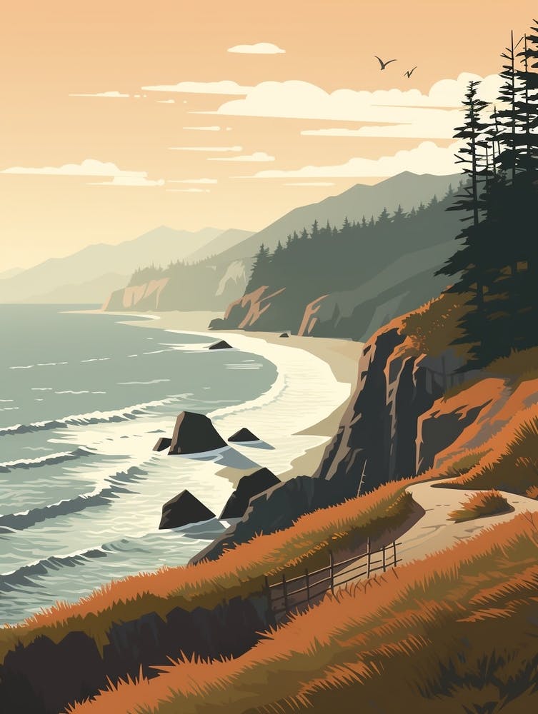 West Coast Trail Canada 4 Hiking Trail Landscape