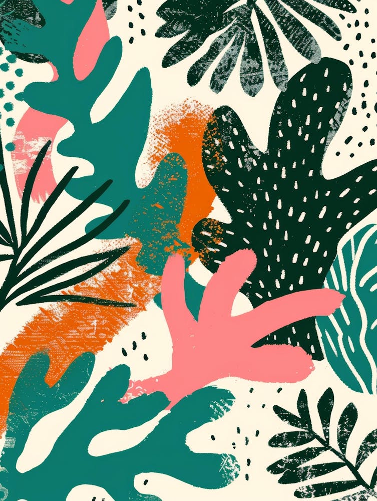 Tropical Leaves Pattern 6