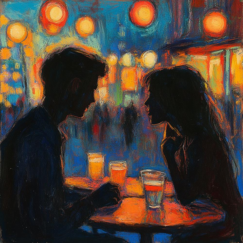 Couple At The Bar