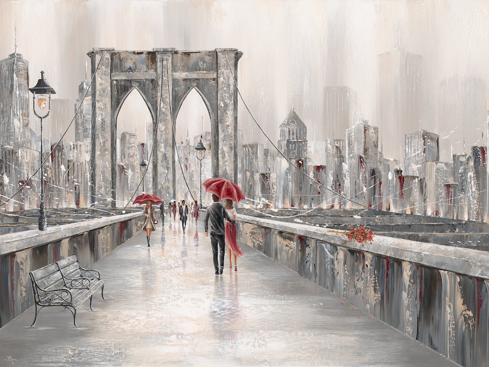 Roses Brooklyn Bridge, New York