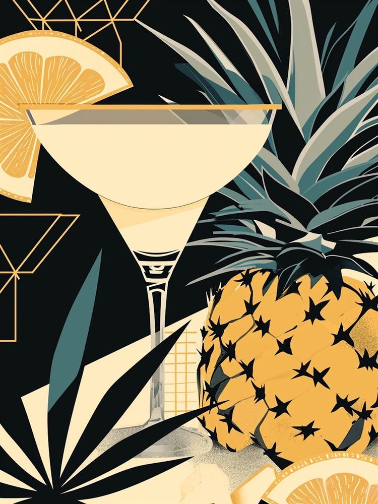 Art Deco Piña Colada 4