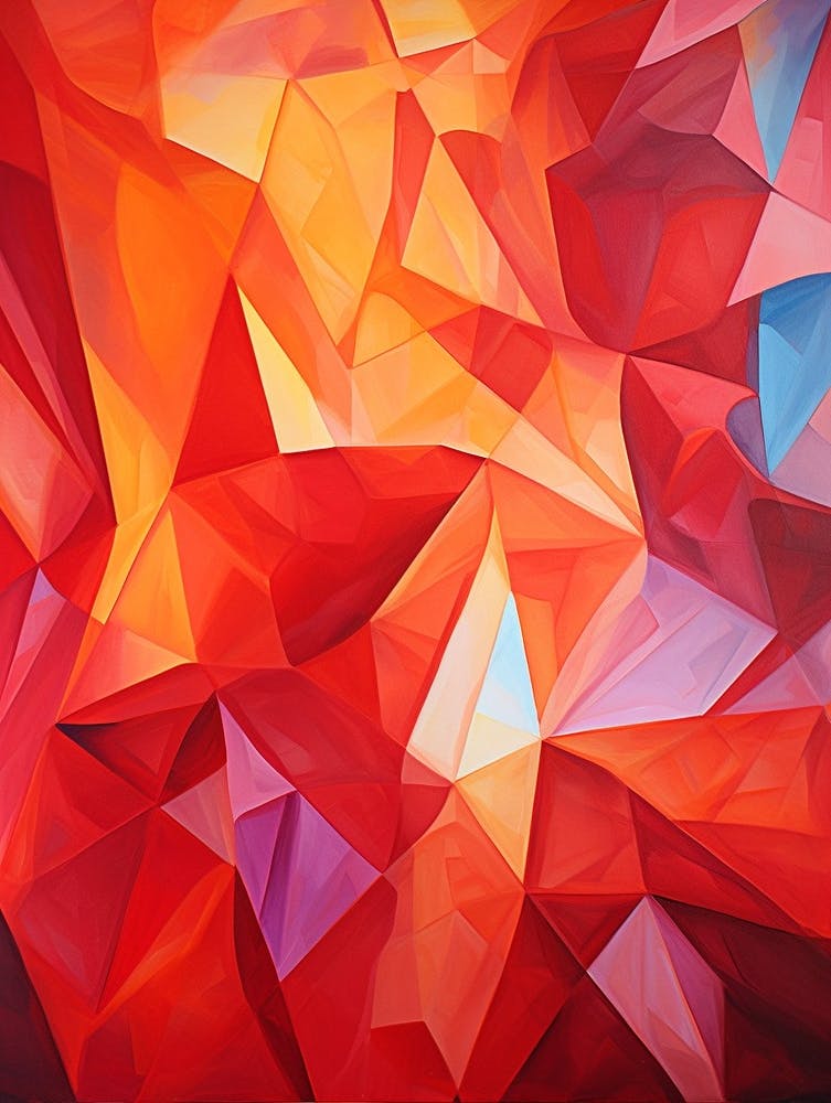 Colourful Abstract Geometric Polygons 2