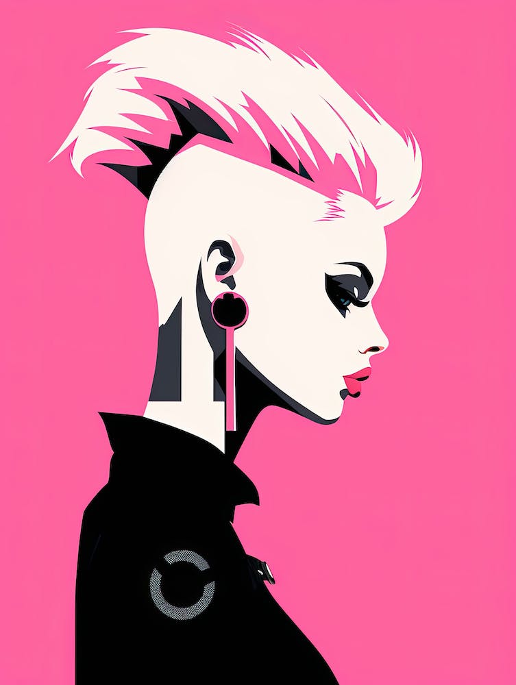 Barbenheimer punk art