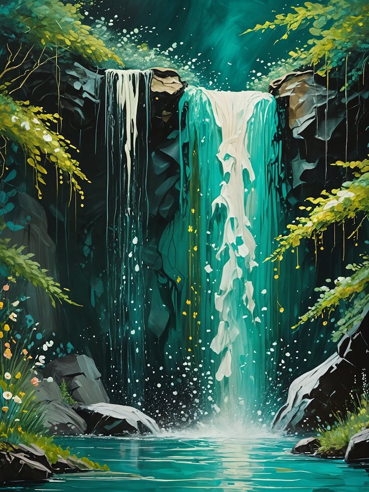 Painted Forest Waterfall