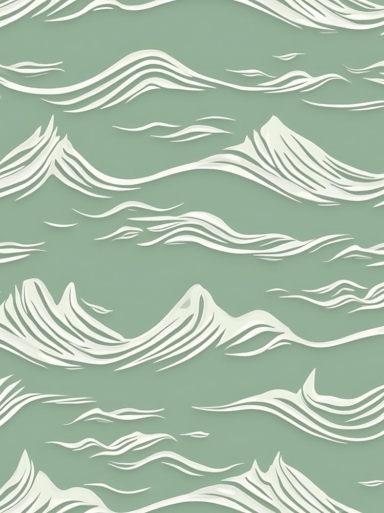 Soft Sage Wildflower Cluster