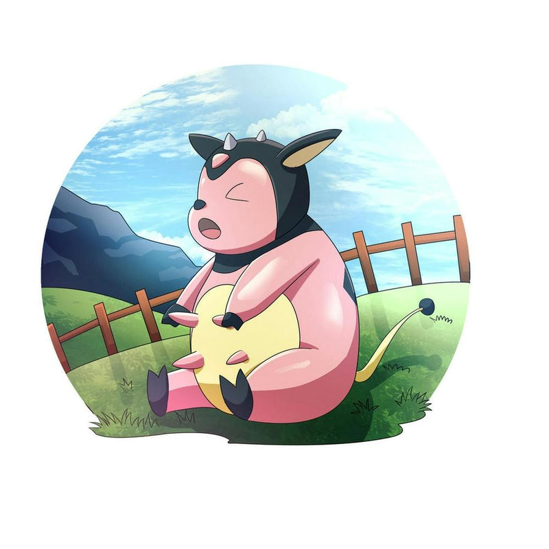 Pokemon milktank œuvre d'art