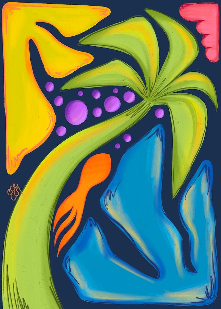 Abstract Summer Shapes