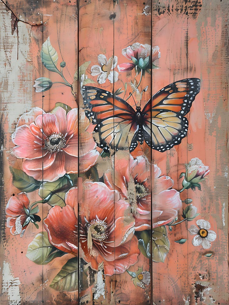 Schmetterling und Blumen 16