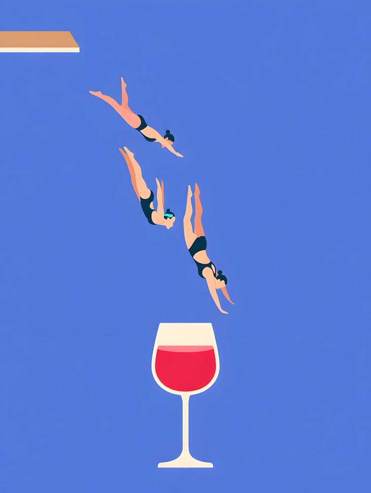 Wine And Diving