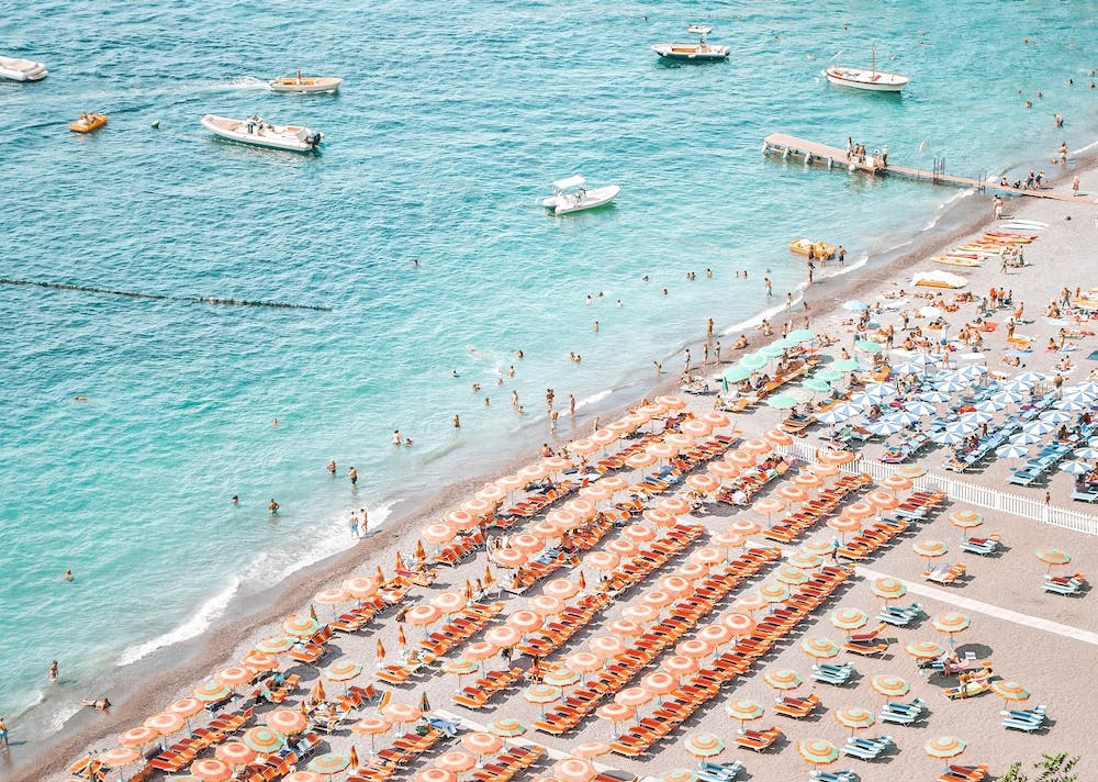 Positano Orange Beach