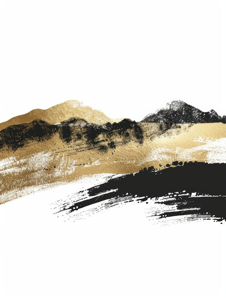 Gold And Black Mountains 2