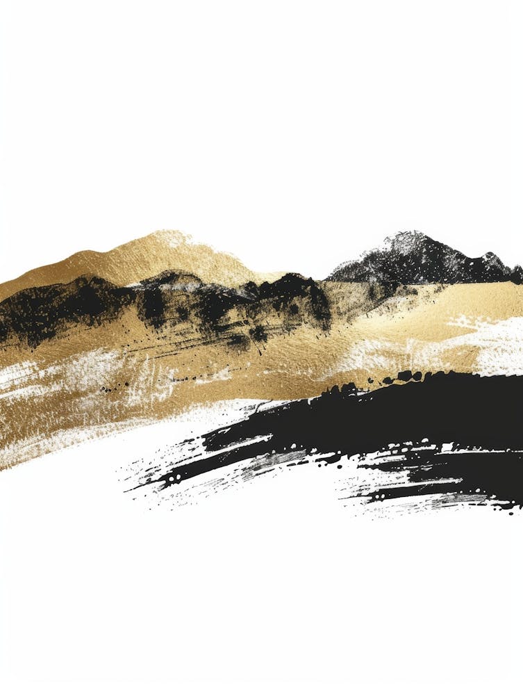 Gold And Black Mountains 2