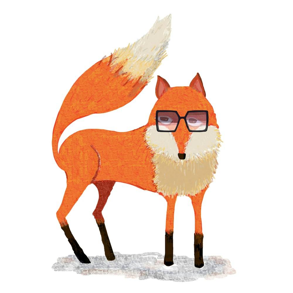 Fox With Glasses