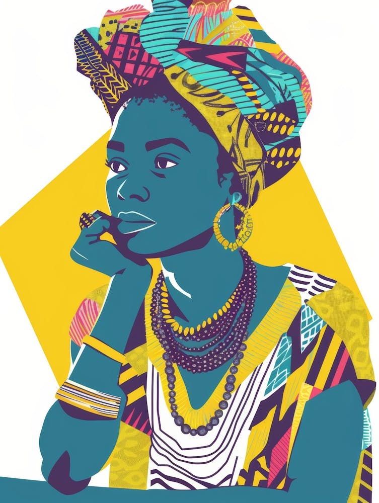 Afrikanische Frau 215