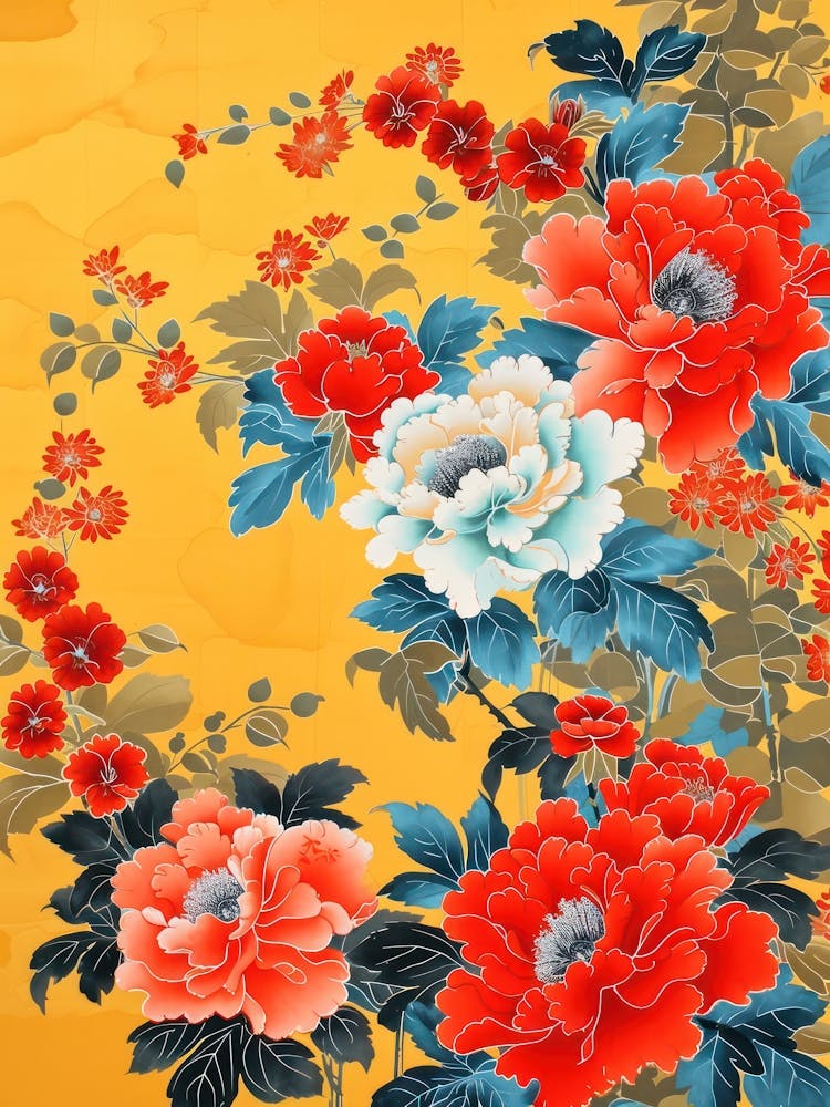 Great Japan Hokusai Japanese Floral 20