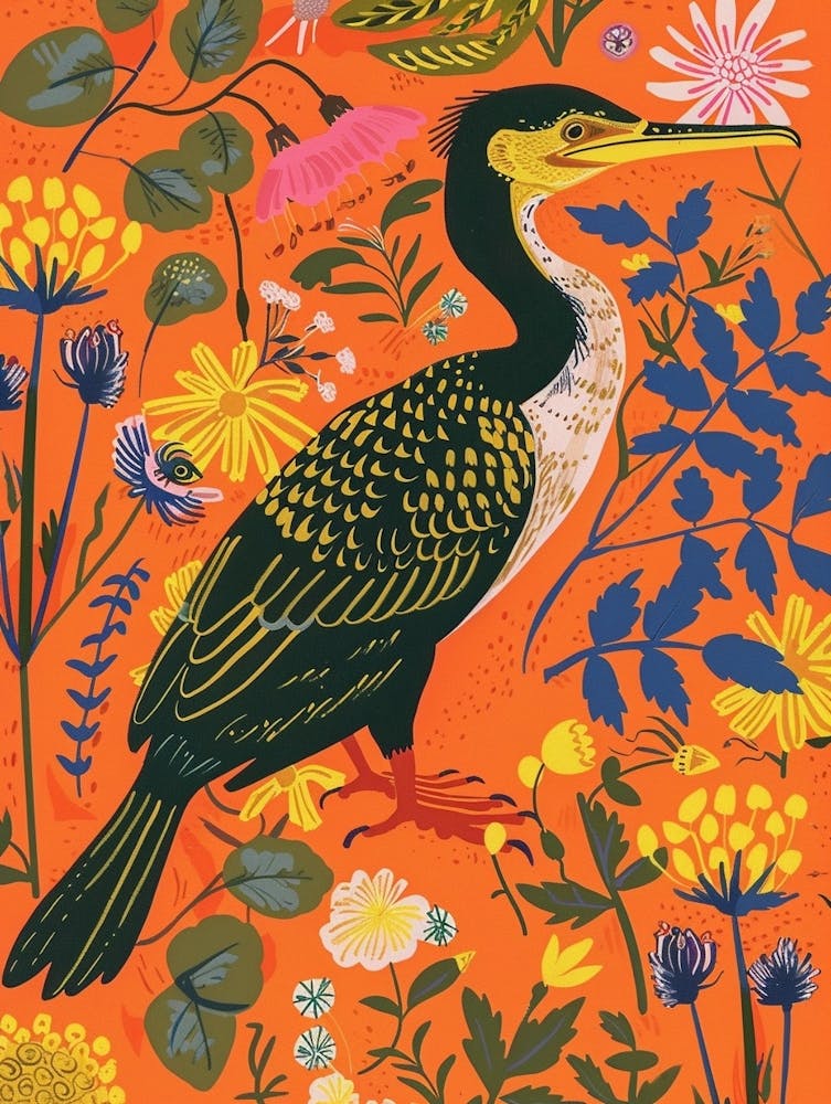 Frühlingsvögel Kormoran