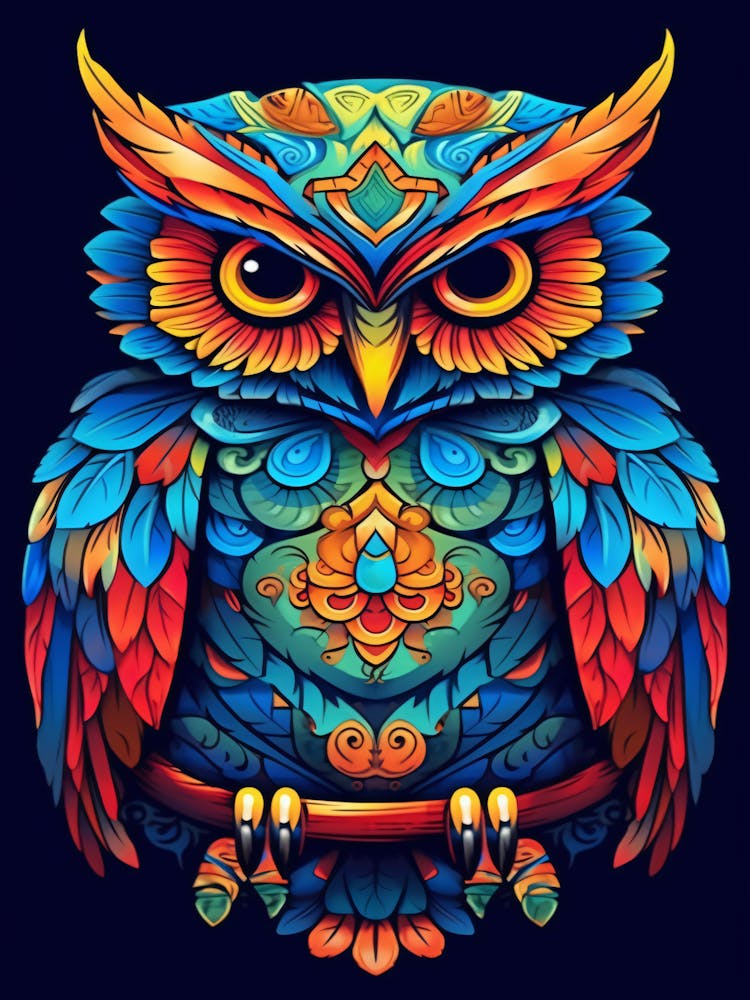 Owl Painting