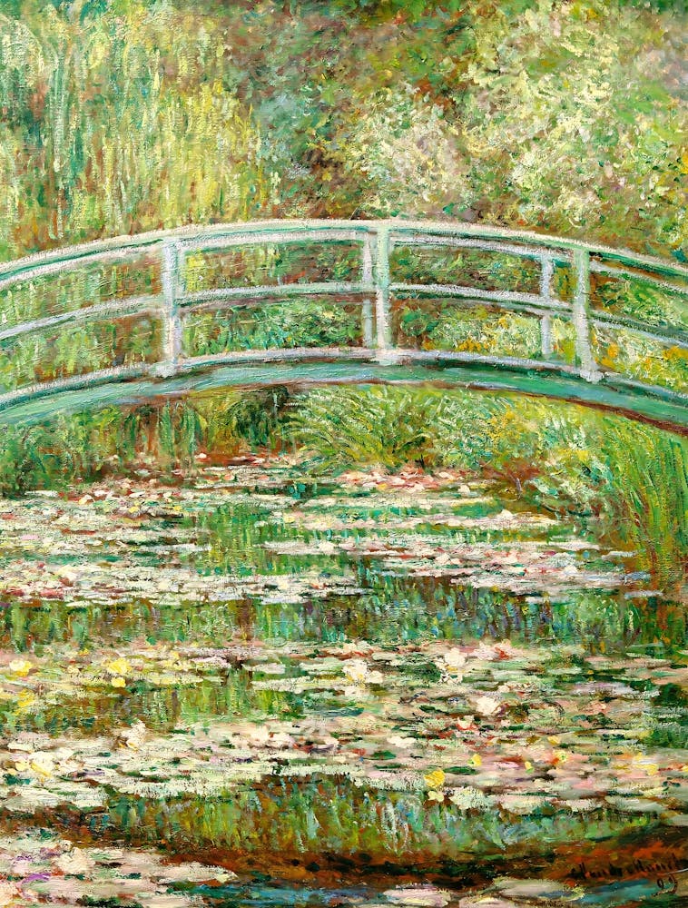 Claude Monet - Water Lily Bridge 2