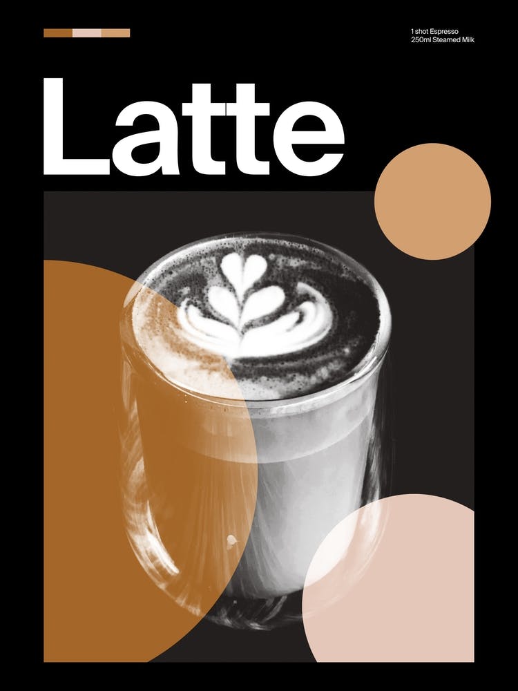 Mid Century Dark Latte Coffee