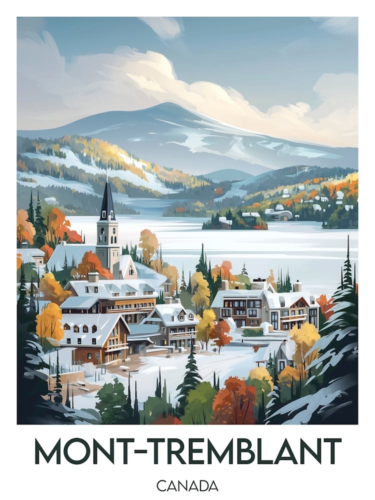Reiseplakat Mont Tremblant