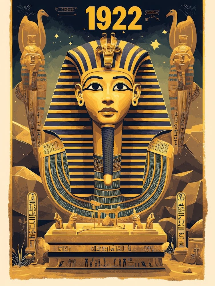 Aihrgdesign A Vintage Poster Celebrating The Discovery Of Tut 81b9eba6 Ac93 41e2 8632 6350c4b867da 3