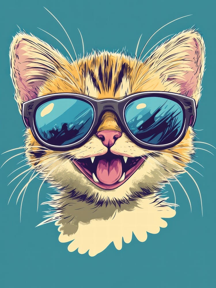 Cat In Sunglasses 6