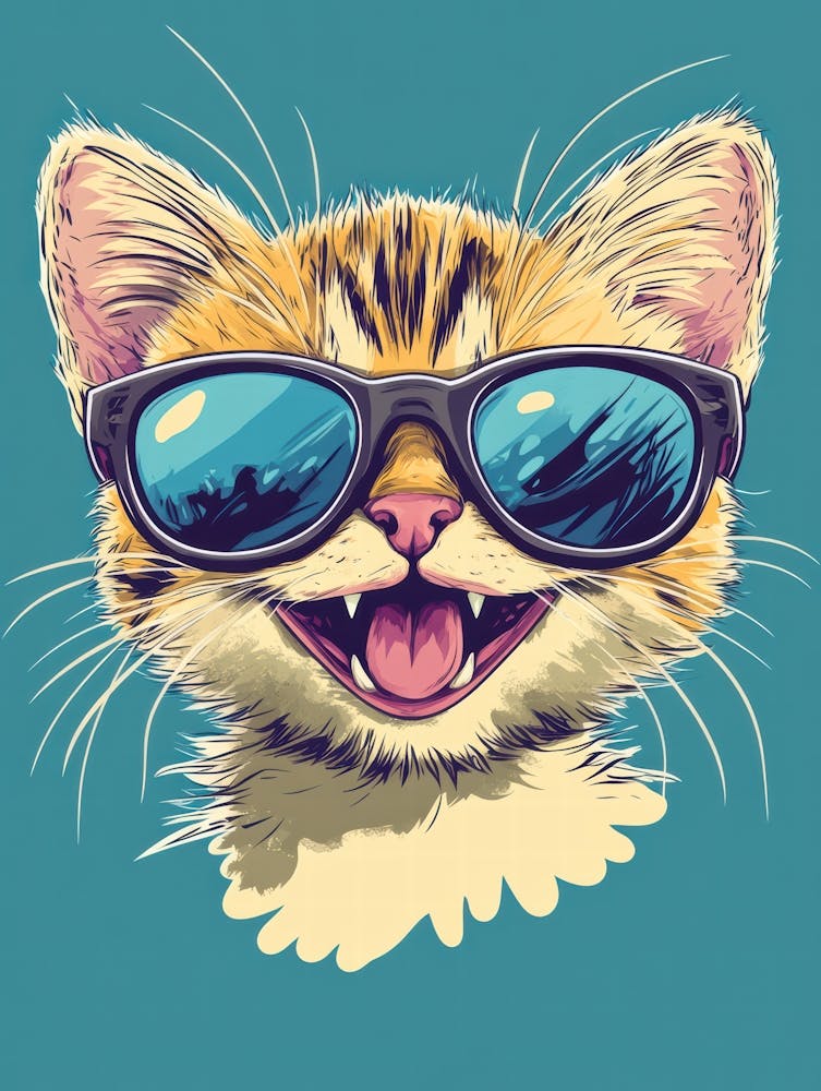 Cat In Sunglasses 6