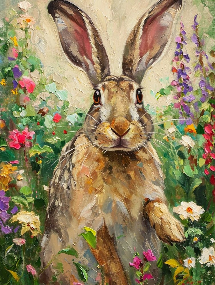 Rhinelander Rabbit Gemälde 1