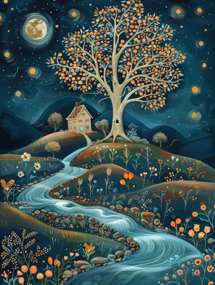 Tree In The Moonlight